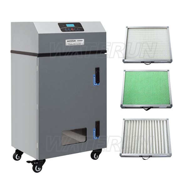 Quality 330W Digital portable solder fume extractor With Filter Clogging Light Alarms wholesale
