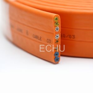 Flat Elevator Cable with Bunch Core TVVB, TVVBG, 24C 0.75, 1.5, 2.5mm2
