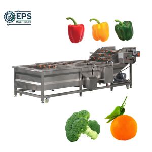 Customizable Industrial Fruit and Vegetable Washing Machine for Large-Scale