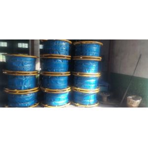 Galvanized 12 Strands Anti Twisting Braided Steel Rope Power Cable Traction Rope