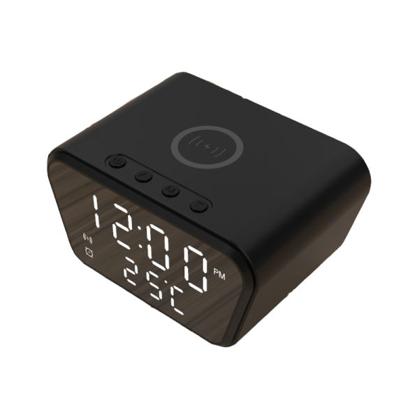 3 In 1 Fast Qi Wireless Charger Clock 15w For Mobile Phones