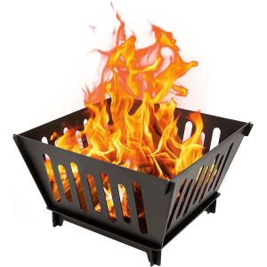 China Outdoor Portable Iron Fire Pit Log Stove with Dacromet Electrophoretic Paint Coating on sale