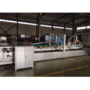 Vacuum Adsorption Feeder Corrugated Box Fold and Glue Packing Machine / Carton