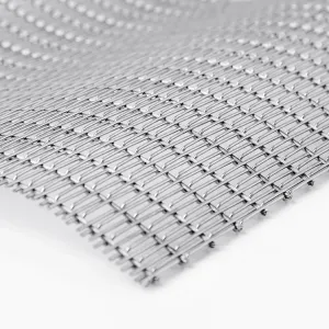 High Flexibility Decorative Woven Wire Mesh For Architectural Ceiling