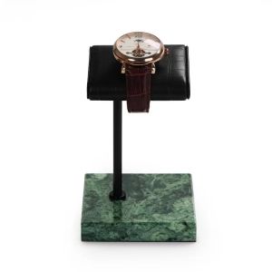 China Luxury PU Single Wrist Watch Holder Stand SGS Watch Display Stand For Shop on sale