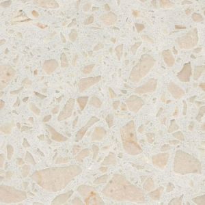 Beige Stone Slab Tiles Decorative Materials Professional Fabrication Customized