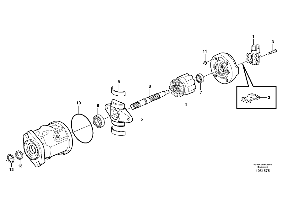 VOE11194650 Hydraulic Pump 11194650 for Volvo A35E A35F A35F/G A35G A40E A40F A40F/G A40G A45G