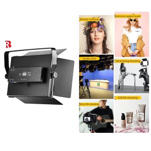 100V 240V stage light Cool White DMX512 3CH Bi-color Led Video Soft Light For