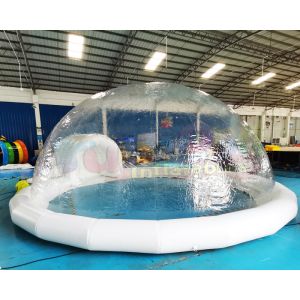 Single Tunnel Clear Inflatable Crystal Bubble Tent For Garden