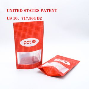 Customized Odor-Resistant Child Protective Bags Self-Standing Plastic Zipper