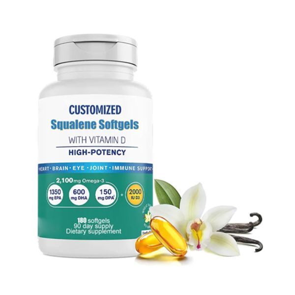 Deep-sea extraction Natural Health Healthcare Supplement Squalene Oil Softgels Squalene Softgels