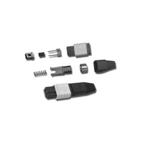 50 / 125um Mtp Mpo Fiber Connector , PC Ferrule End Face Lc Lc Fiber Connector