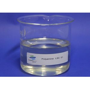 Cheap Transparent Colloid Paper Making Cationic Polymer Polyamine Flocculant LSC 51-55 for sale