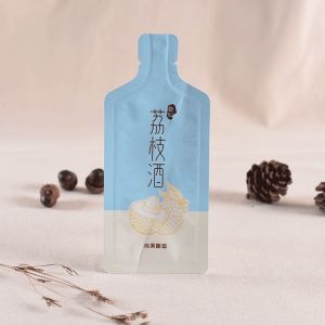 Free Design Three Side Sealing Juice Aluminum Foil Packaging Bag for Liquid