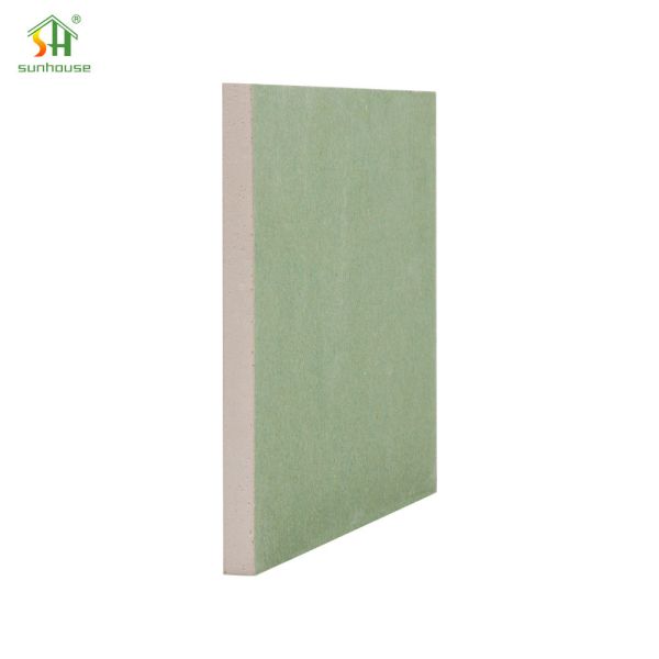 Quality Green 12mm Moisture Resistant Plasterboard 1220x2440mm Partition Green Paper Facing‌ wholesale