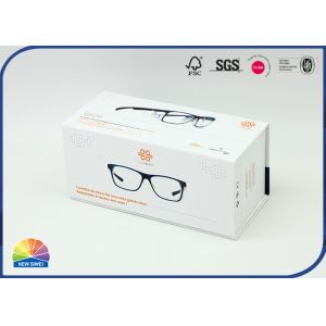 Strong Magnetic Lid Collapsible Paper Box For Glasses Spot Uv