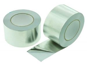 Cheap 20N / 25mm Adhesion To Steel Aluminum Foil Shielding Tape For Vapor Barrier for sale