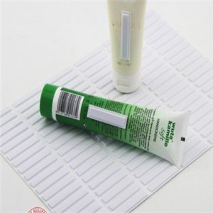 White Woven Clothing Sew EAS Hard Tag , 58KHz AM Label Roll