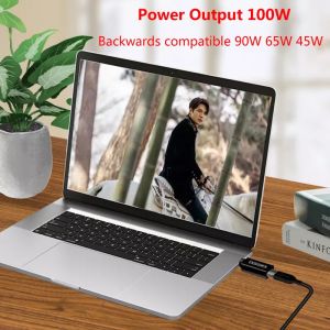 100W USB Type C Female To DC 5.5x2.5mm Male PD Connector Fast Quick Charge