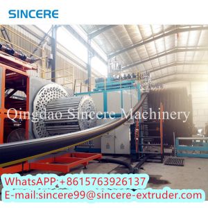 Automatic HDPE PVC Spiral Pipe Extrusion Line Machinery Plant DN300