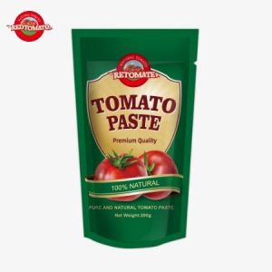 Cheap 200g Double Concentrated Tomato Paste In Stand-Up Sachet With FDA Certification for sale