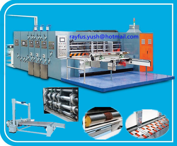 Quality 1 ~ 5 Colors Printing Die Cutting Machine For Cardboard / Flexo Printer Slotter Machine wholesale