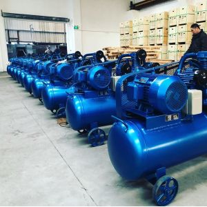 Belt Driven Most Efficient 3 Cylinder Piston Air Compressor for Sale in Sri