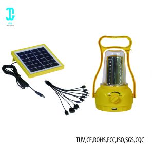 China Waterproof Solar Powered Camping Lights Solar Panel Lantern 2 Years Warranty on sale