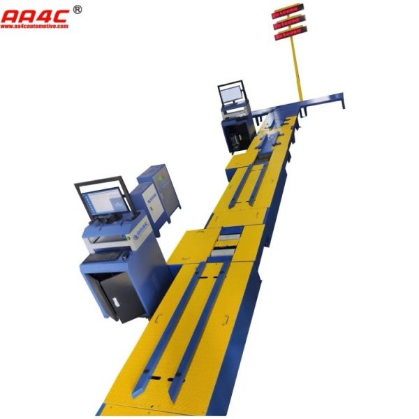 AA4C 2-wheeled motorcycles Centralized testing line include brake force axle