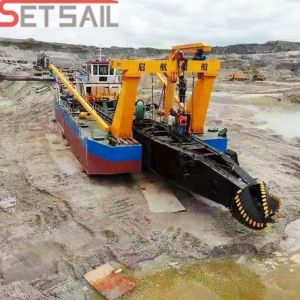 Cheap GPS Cummins Diesel Engine Cutter Suction Mud Dredger with Wn200-Wn1000 Pump Size for sale