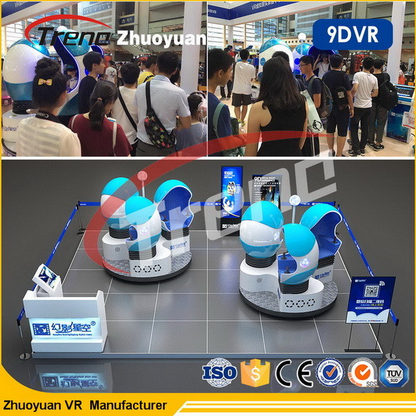 Amusement Park 9d Motion Ride / 9d Cinema Simulator With Virtual Reality 80pc
