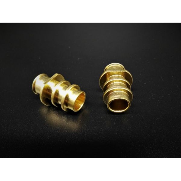 Brass Prototype Cnc Machining Brass Metal Connector For Air Tool Parts