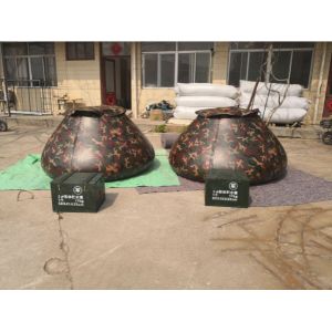 Military Emergency Storage Tarpaulin Water Tank Camo Color 5000L Volume Water