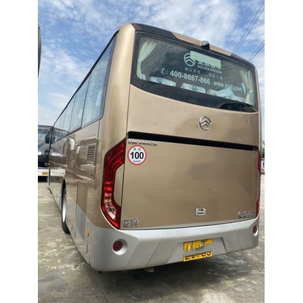 Used Golden Dragon Bus XML6103 47seats 171 Rear Engine Single Doors Used Coach Bus