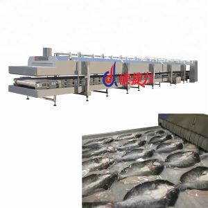 18kw Nitrogen Tunnel Ultra Deep Freezer 2500kg/Hour 2200kg/H