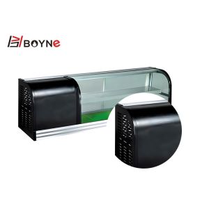 Restaurant Cake Display Case Single Layer Sushi Fridge Cabinet