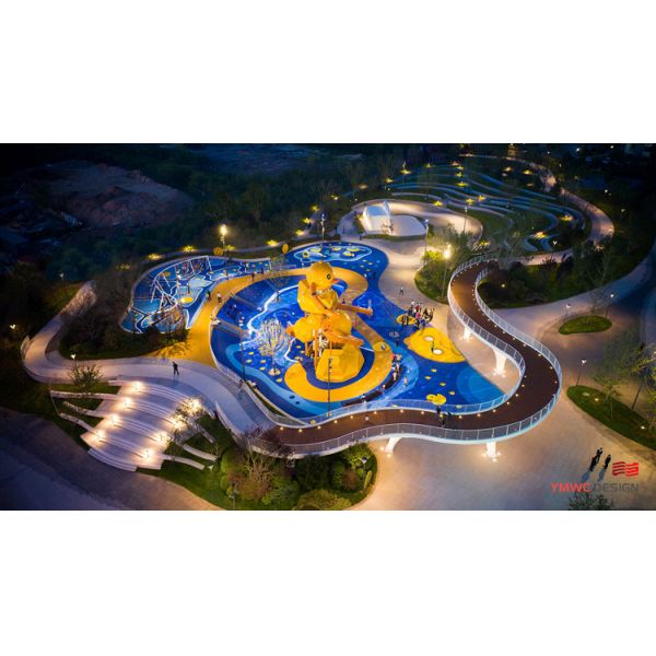 Outdoor Children's Playground Planning and Design SCULPTURE Theme with Animal Themes