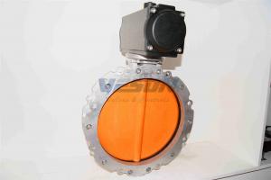 Cheap Air Operated Pneumatic Butterfly Valve For Shutting Off / Controlling / Diverting for sale