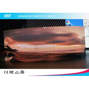 High Brightness P8 Flexible Led Display , Soft Led Curtain Screen