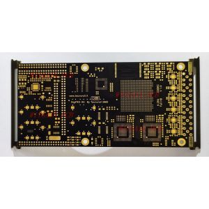 6 Layer HDI PCB Board FR4 High Tg Material Black Solder Mask 4 Mil Min Hole