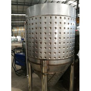 Fully-Automatic Control System 1200L Beer Fermentation Tank With Requested