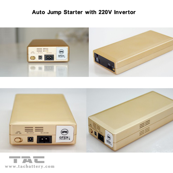 14000mah Auto Jump Starter Power Bank 12v / Peak 400 Amp Jump Starter