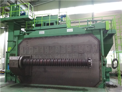 1400mm Wire Rod Coil Short Blast Machine Surface Scales On The Rolled Steel