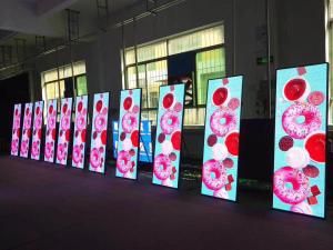 Cheap Banner Stand Custom Led Panels Poster Screen , Digital Led Display Board Durable for sale
