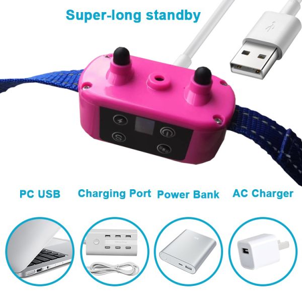 Electronic Dog Beeper Collar 3.7V Battery Anti Barking Device