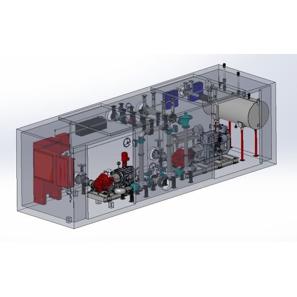 UL FM NFPA20 Containerized Fire Fighting Pump Sets