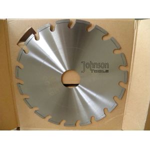 Wide Slant U Shape Concrete Cutting Blade For Hard Fired Clay Bricks 14"