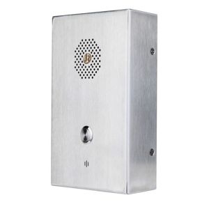 Anti Vandal Emergency Call Box / SOS Stainless Steel Intercom For Elevators