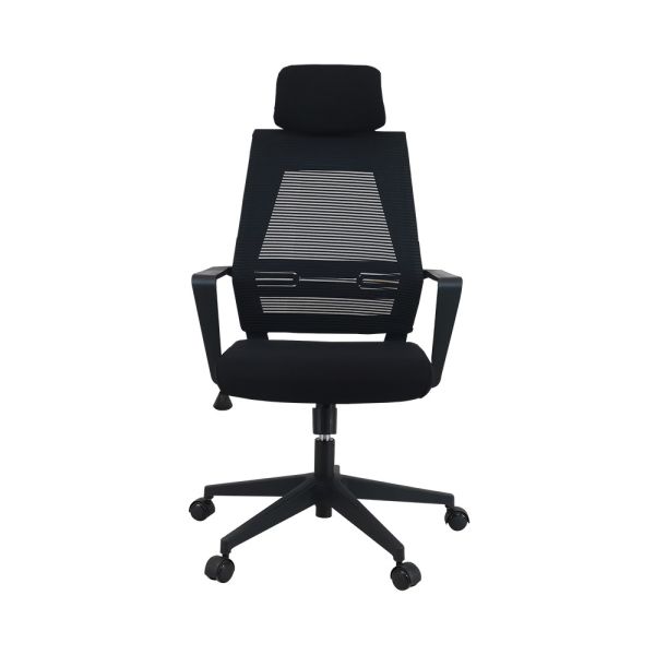 Quality 1650 PA Caster Commercial Fabric Office Chair Butterfly Mechanism With Removzble Headrest wholesale