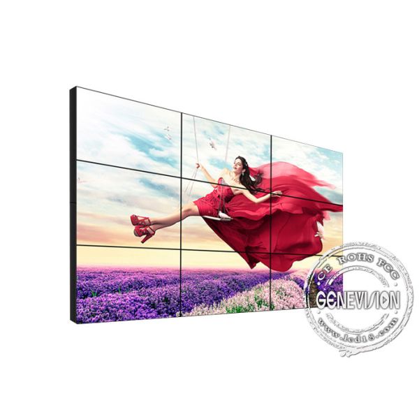 55" Narrow Bezel Create HD Indoor LCD Video Wall Advertising Digital Signage